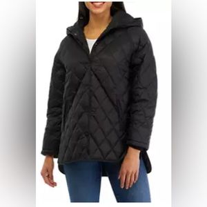 NWT Me Jane Hooded Quilt Jacket Size S